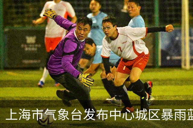 上海市气象台发布中心城区暴雨蓝色预警信号